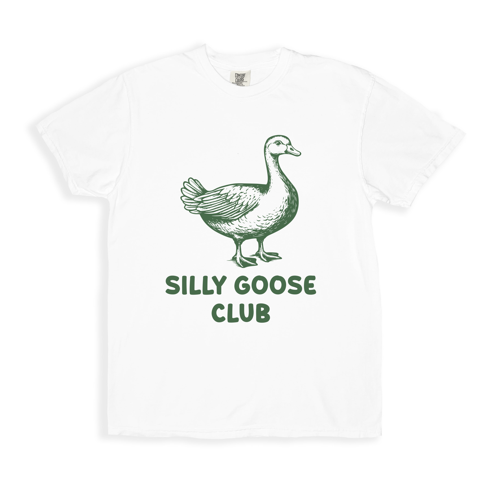Silly Goose Club T-shirt - White