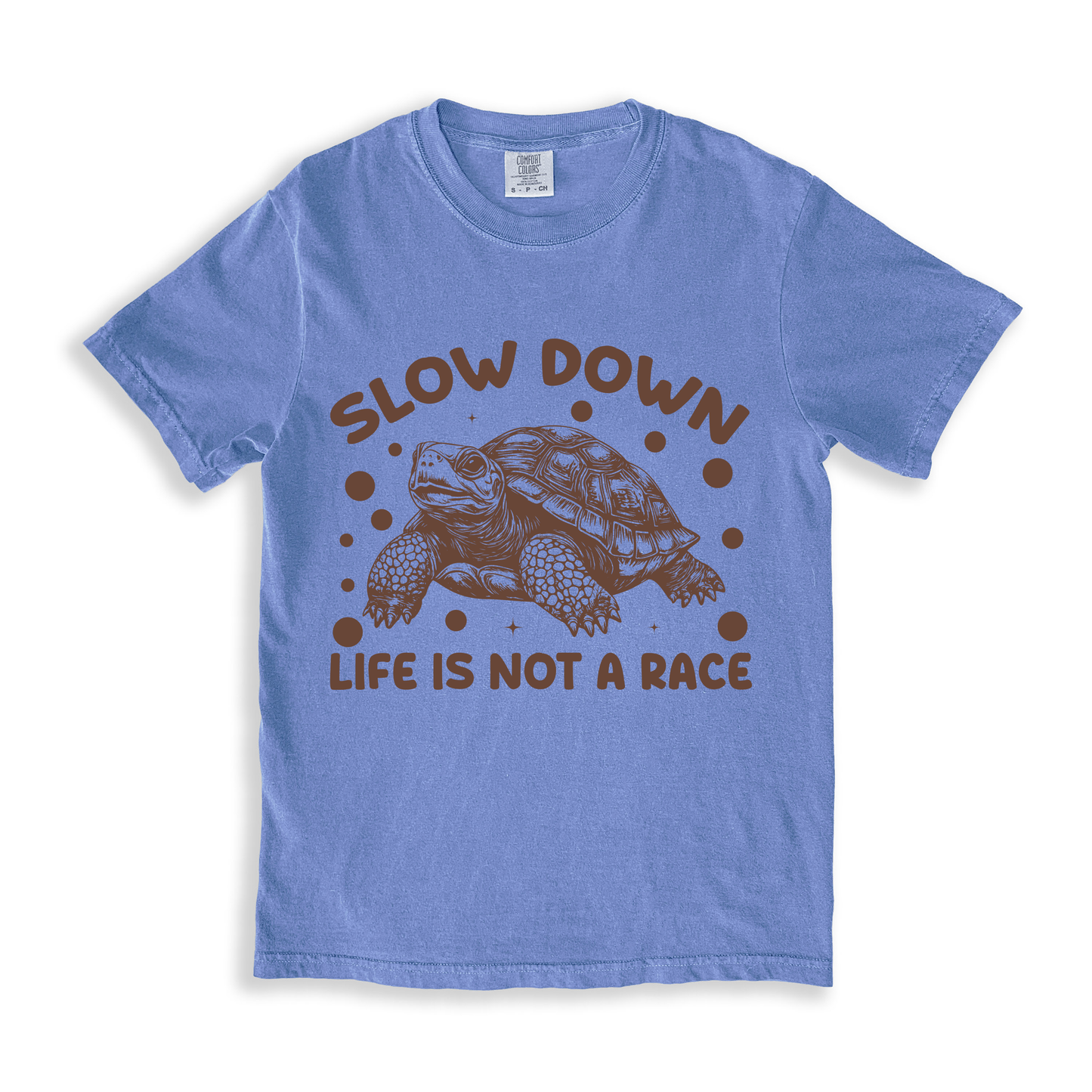 Slow Down Life Is Not A Race T-shirt - BlueJean