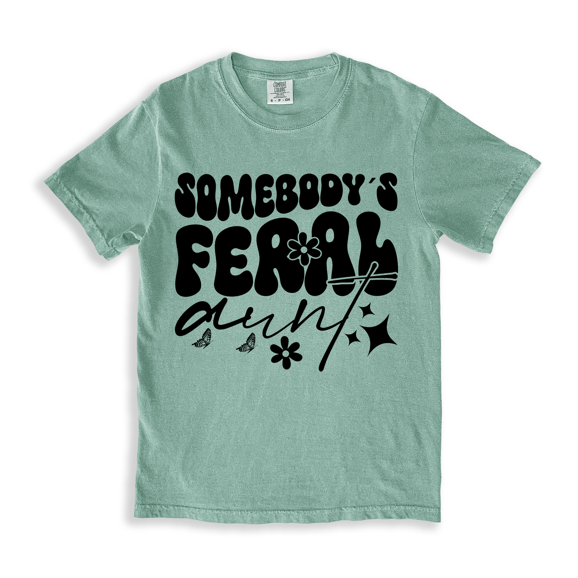 Somebody_s Feral Aunt T-shirt - Bay
