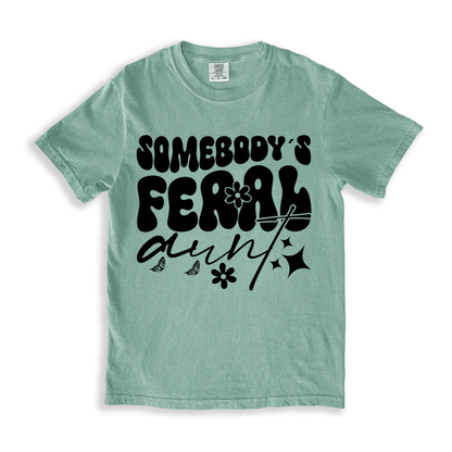 Somebody_s Feral Aunt T-shirt - Bay
