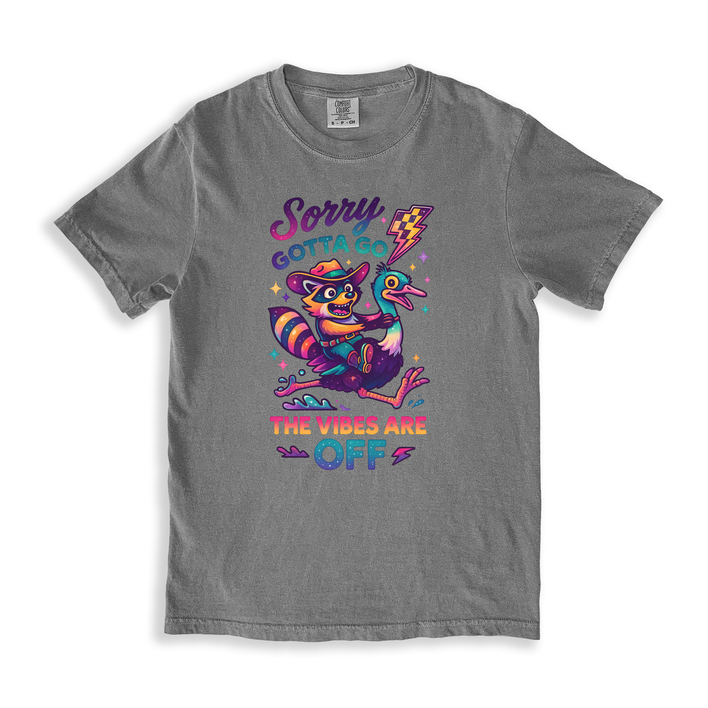 Sorry Gotta Go T-shirt - Grey