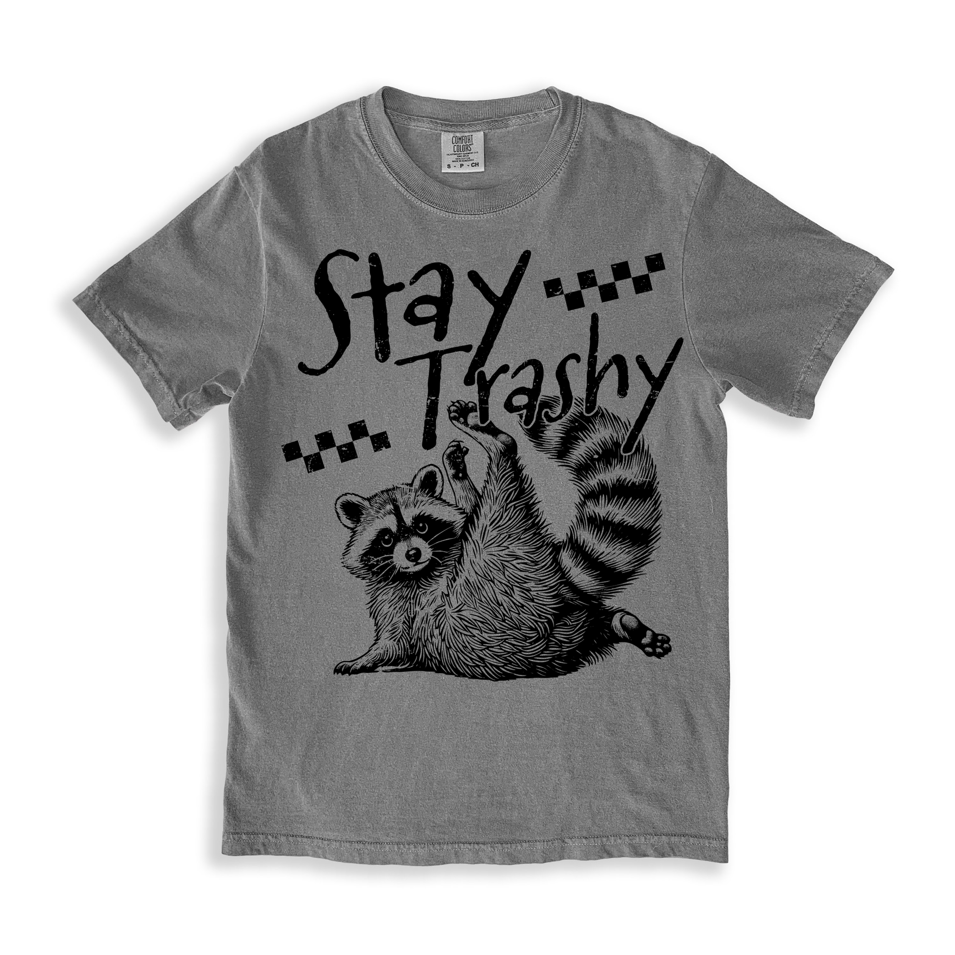 Stay Trashy T-shirt - Grey