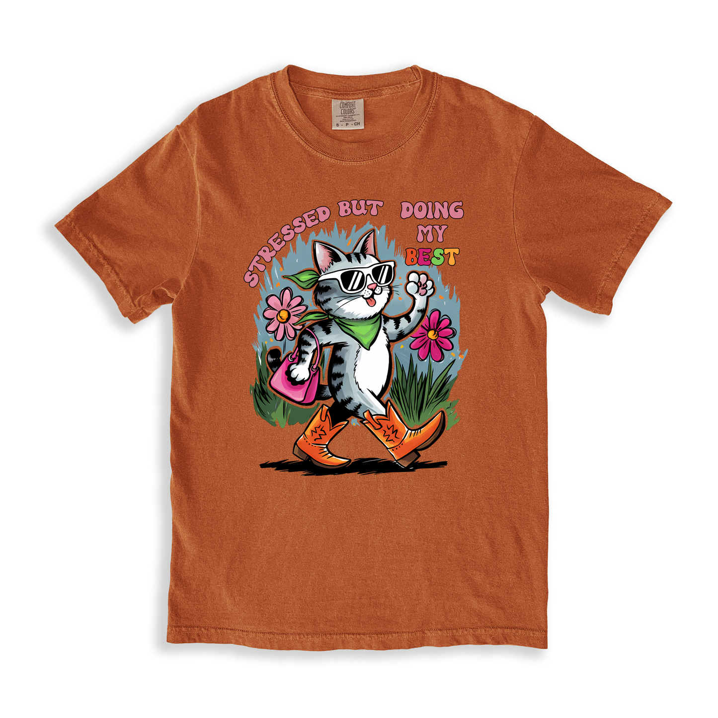 Stressed But Doing My Best T-shirt - Yam