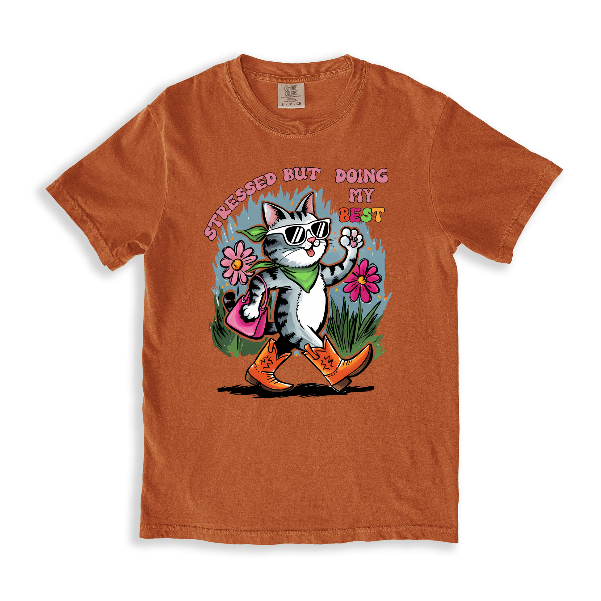 Stressed But Doing My Best T-shirt - Yam