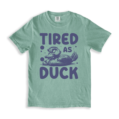 Tired As Duck T-shirt - Bay