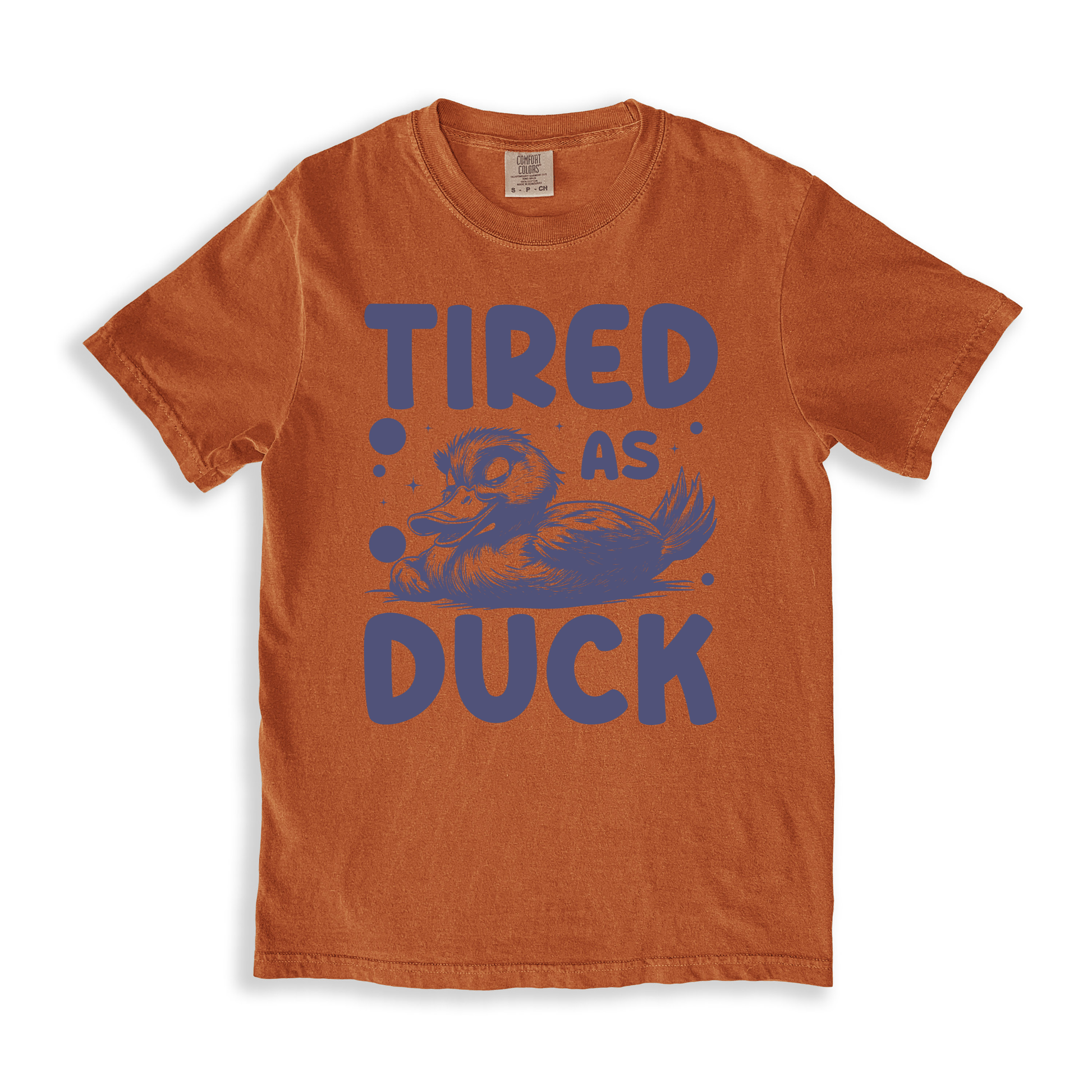Tired As Duck T-shirt - Yam