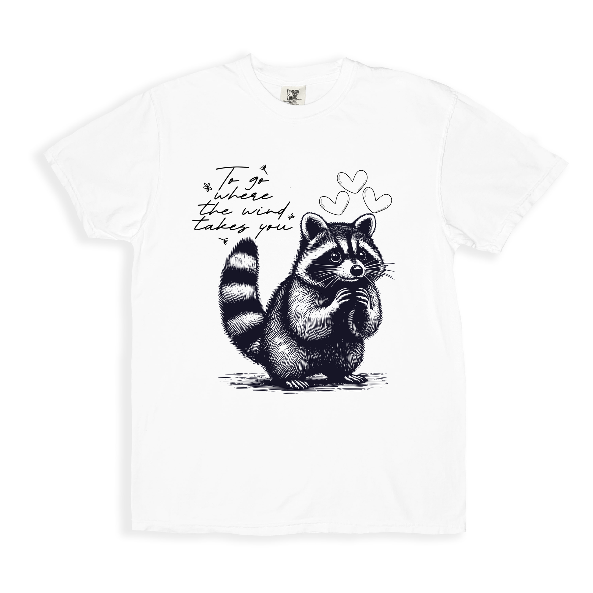To Go Where The Wind Takes You T-shirt - White