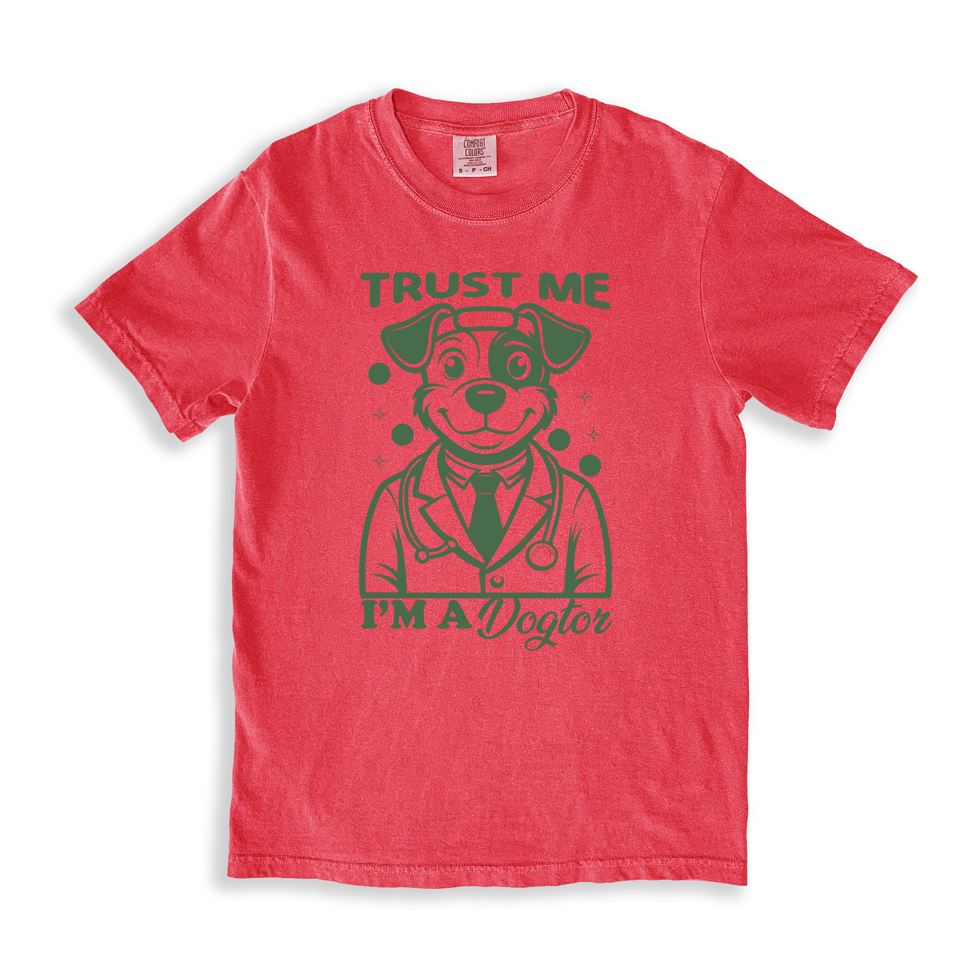 Trust Me I_m A Dogtor T-shirt - Watermelon