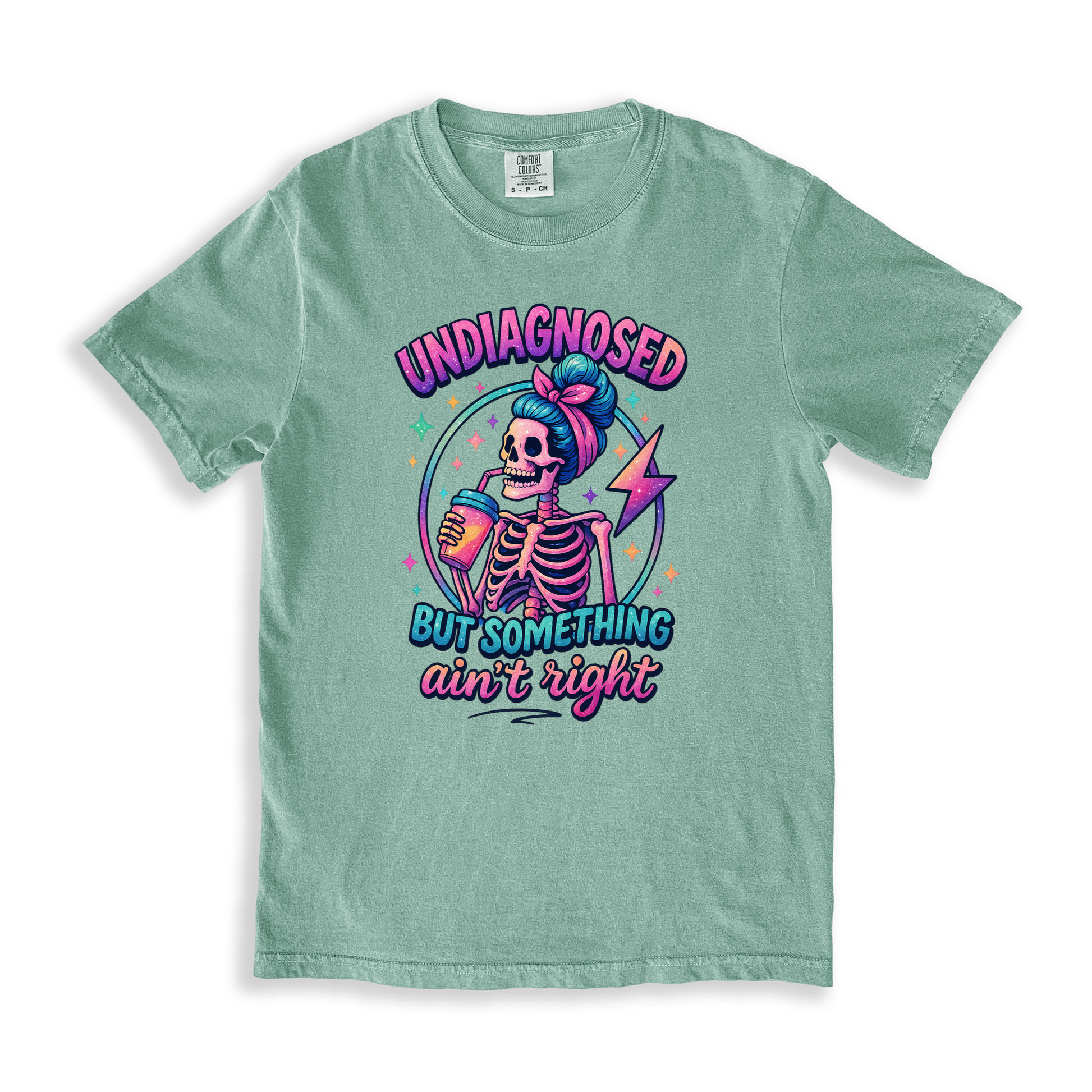 Undiagnosed But Somthing Ain_t Right T-shirt - Bay
