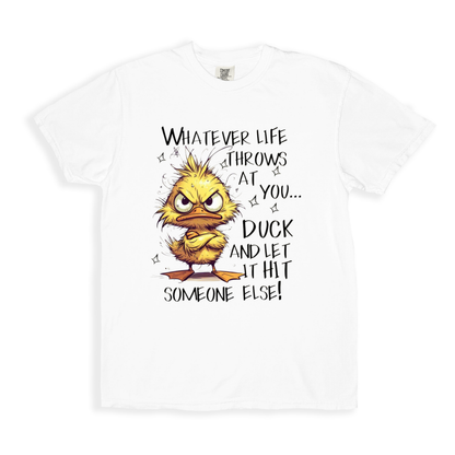 Whatever Lide Throws At You T-shirt - White