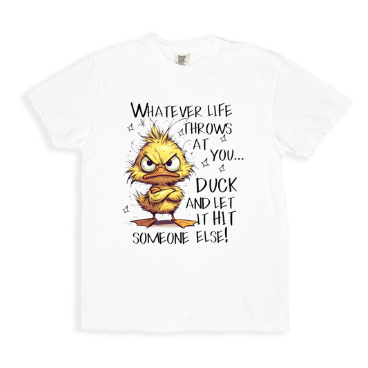 Whatever Lide Throws At You T-shirt - White