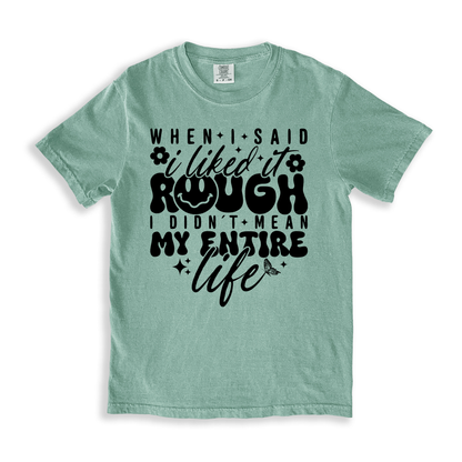 When I Said I Liked It Rough T-shirt - Bay