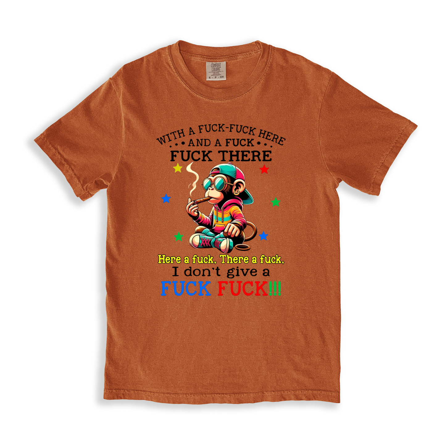 With A F#ck-f#ck Here And A F#ck-f#ck There T-shirt - Yam