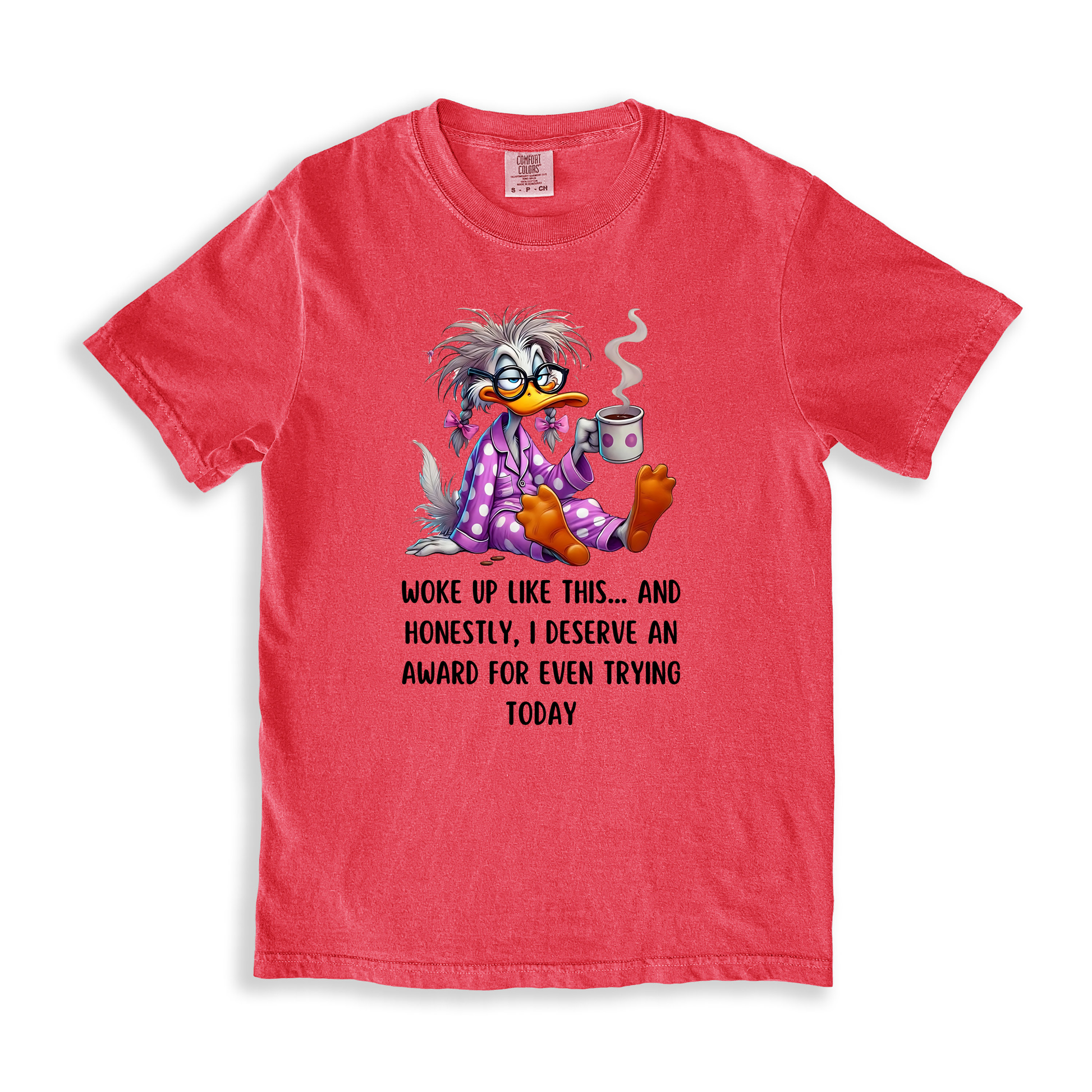 Woke Up Like This... T-shirt - Watermelon
