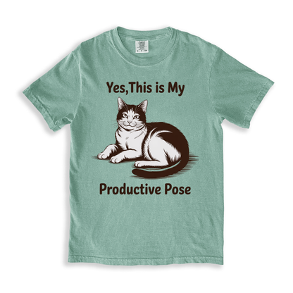 Yes, This Is My Productive Pose T-shirt - Bay