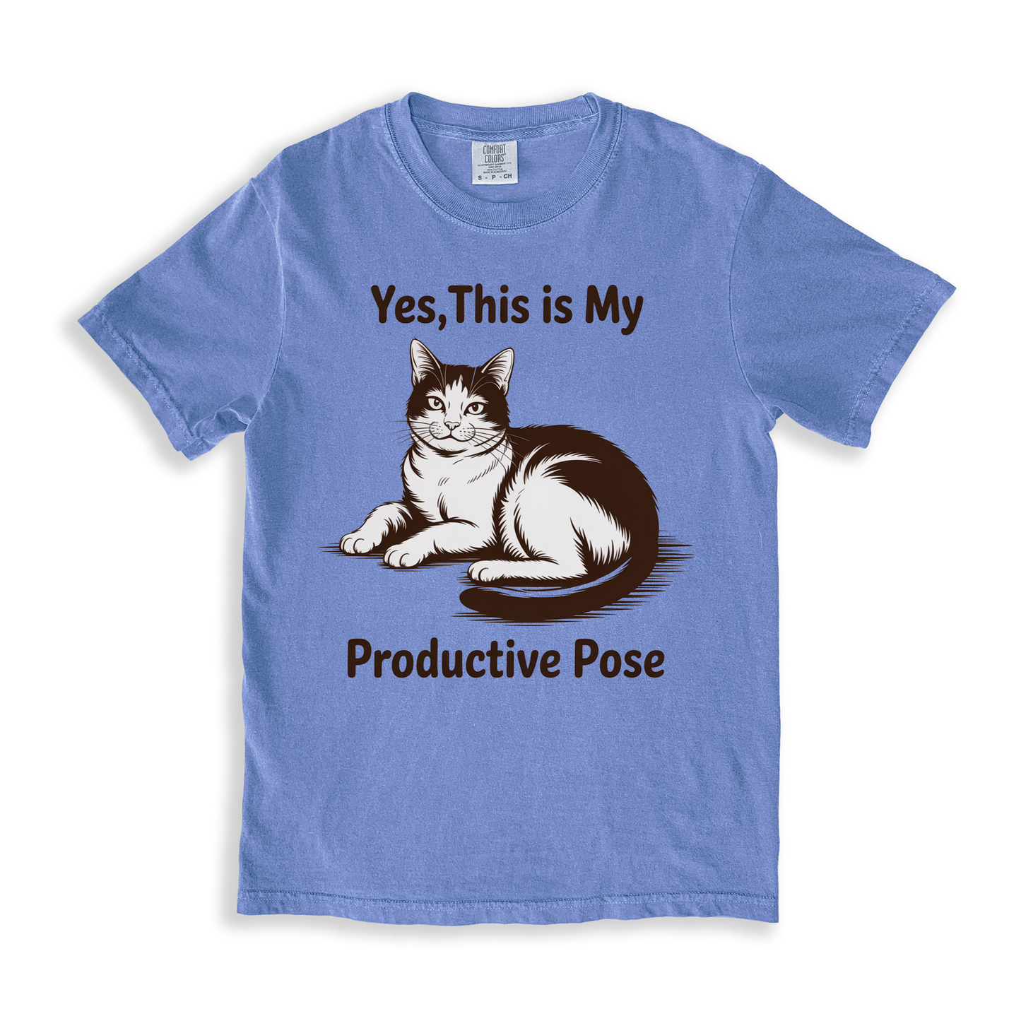 Yes, This Is My Productive Pose T-shirt - BlueJean
