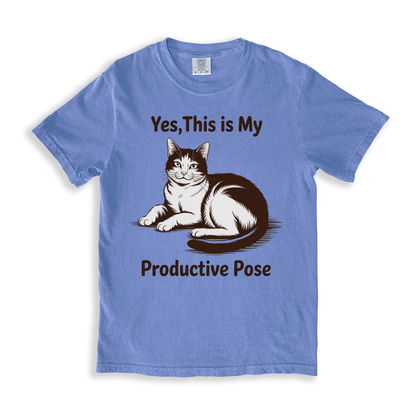Yes, This Is My Productive Pose T-shirt - BlueJean